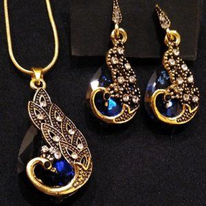 Turkish Peacock Jewelry set
